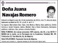 NAVAJAS ROMERO,JUANA