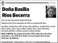RIOS BECERRA,BASILIA
