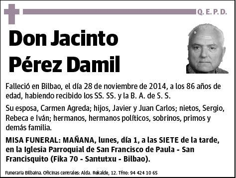 PEREZ DAMIL,JACINTO