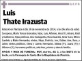 THATE IRAZUSTA,LUIS