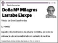 LARRABE ELEXPE,Mª MILAGROS