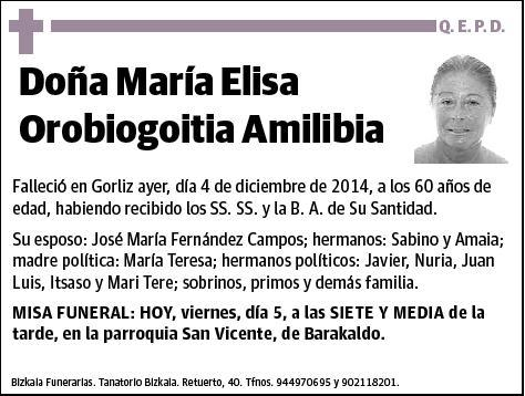 OROBIOGOITIA AMILIBIA,MARIA ELISA