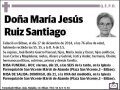 RUIZ SANTIAGO,MARIA JESUS