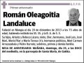 OLEAGOITIA LANDALUCE,ROMAN