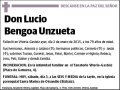 BENGOA UNZUETA,LUCIO