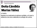 MURIAS YAÑEZ,CANDIDA