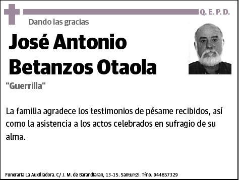 BETANZOS OTAOLA,JOSE ANTONIO