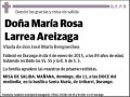 LARREA AREIZAGA,MARIA ROSA