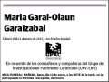GARAI-OLAUN GARAIZABAL,MARIA