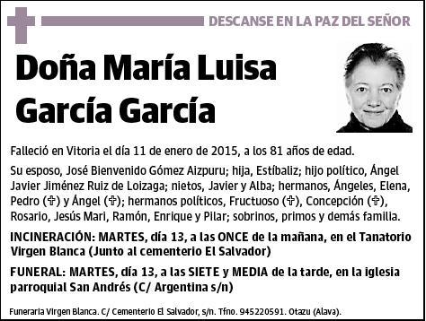GARCIA GARCIA,MARIA LUISA