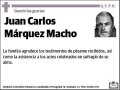 MARQUEZ MACHO,JUAN CARLOS