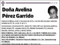 PEREZ GARRIDO,AVELINA