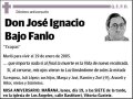 BAJO FANLO,JOSE IGNACIO