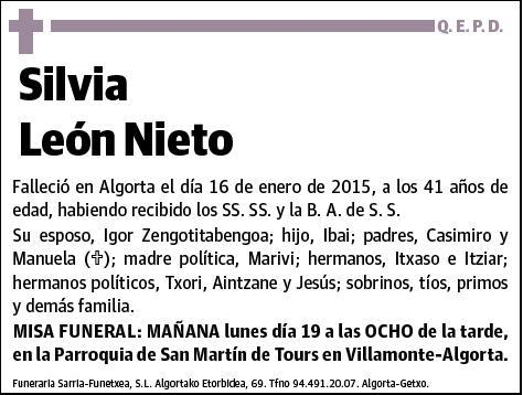 LEON NIETO,SIVLIA