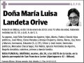 LANDETA ORIVE,MARIA LUISA