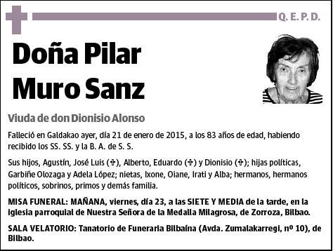MURO SANZ,PILAR