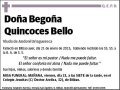 QUINCOCES BELLO,BEGOÑA