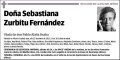 ZURBITU FERNANDEZ,SEBASTIANA