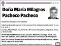 PACHECO PACHECO,MARIA MILAGROS