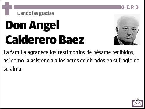 CALDERERO BAEZ,ANGEL