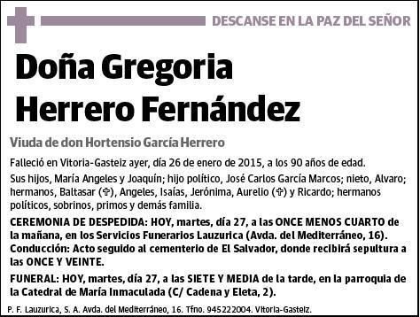 HERRERO FERNANDEZ,GREGORIA