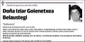 GOIENETXEA BELAUSTEGI,IZIAR