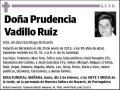 VADILLO RUIZ,PRUDENCIA