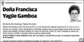 YAGÜE GAMBOA,FRANCISCA