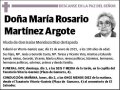 MARTINEZ ARGOTE,MARIA ROSARIO