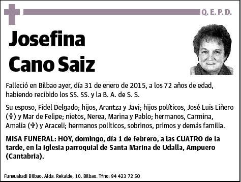 CANO SAIZ,JOSEFINA