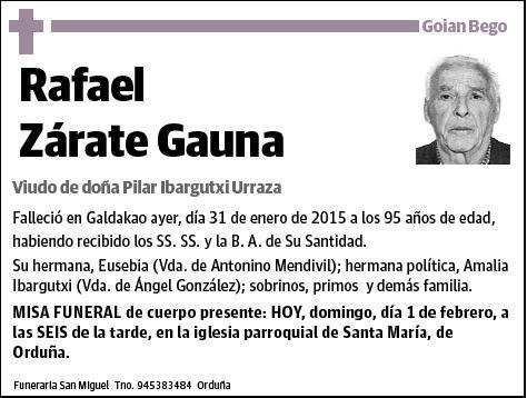 ZARATE GAUNA,RAFAEL