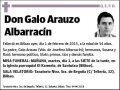 ARAUZO ALBARRACIN,GALO
