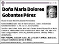 GOBANTES PEREZ,MARIA DOLORES