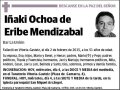 OCHOA DE ERIBE MENDIZABAL,IÑAKI