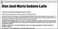 SEDANO LAÑO,JOSE MARIA