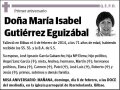 GUTIERREZ EGUIZABAL,MARIA ISABEL