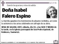 FALERO ESPINO,ISABEL