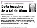 DE LA CAL DEL OLMO,JOAQUINA