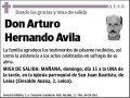 HERNANDO AVILA,ARTURO