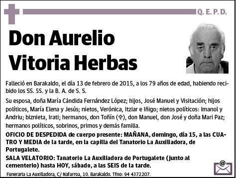 VITORIA HERBAS,AURELIO