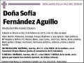 FERNANDEZ AGUILLO,SOFIA