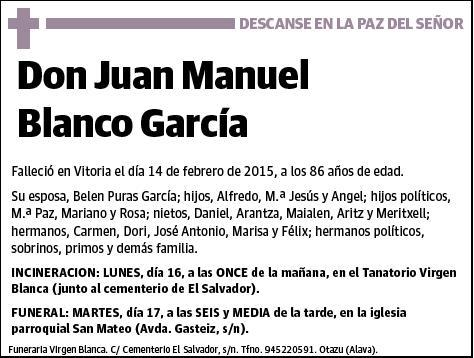 BLANCO GARCIA,JUAN MANUEL