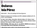 ISLA PEREZ,DOLORES