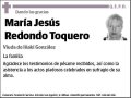 REDONDO TOQUERO,MARIA JESUS