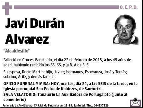 DURAN ALVAREZ,JAVI