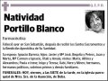 PORTILLO BLANCO,NATIVIDAD