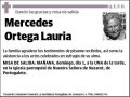 ORTEGA LAURIA,MERCEDES