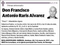 RARIS ALVAREZ,FRANCISCO ANTONIO