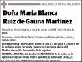 RUIZ DE GAUNA MARTINEZ,MARIA BLANCA