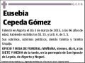 CEPEDA GOMEZ,EUSEBIA